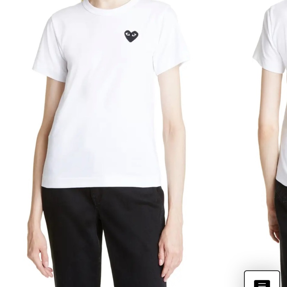 Come des Garcons Play Logo T-Shirt